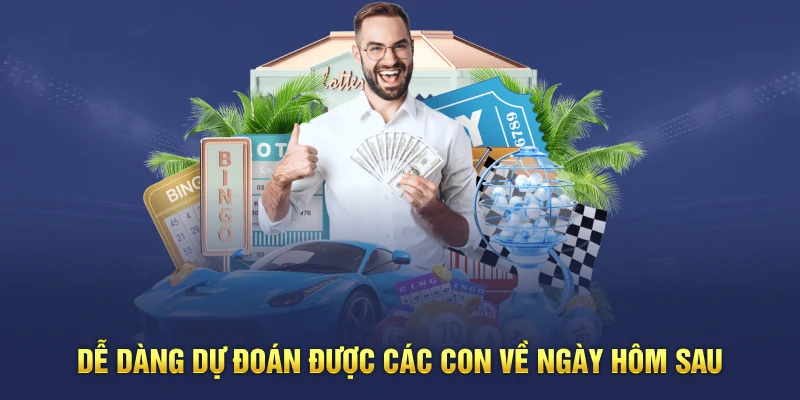 Dễ dàng dự đoán được con về ngày hôm sau